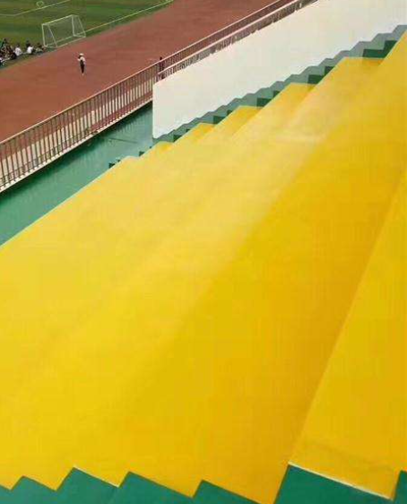 湟源球场台阶翻新修补改造